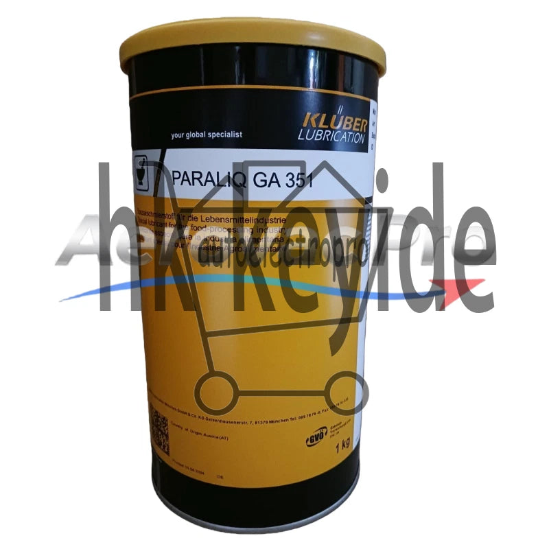 KLUBER Lubrication PARALIQ GA 351 Grease 1Kg ( 35.3 OZ) GA351 SAFE RELIABLE