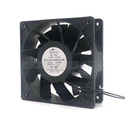 new SNOW FAN YE12038H220B AC220V 15W 3500r/min 2-wire Axial Cooling Fan - SNOW