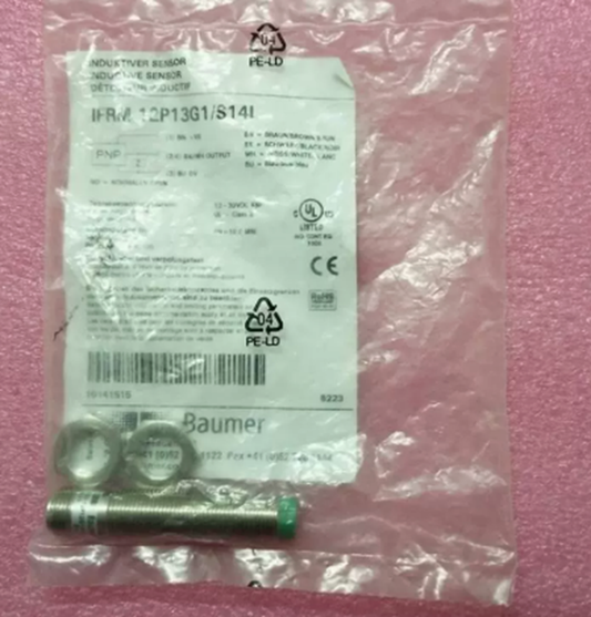 BAUMER IFRM 12P13G1/S14L Cylinder Switch M12 - BAUMER