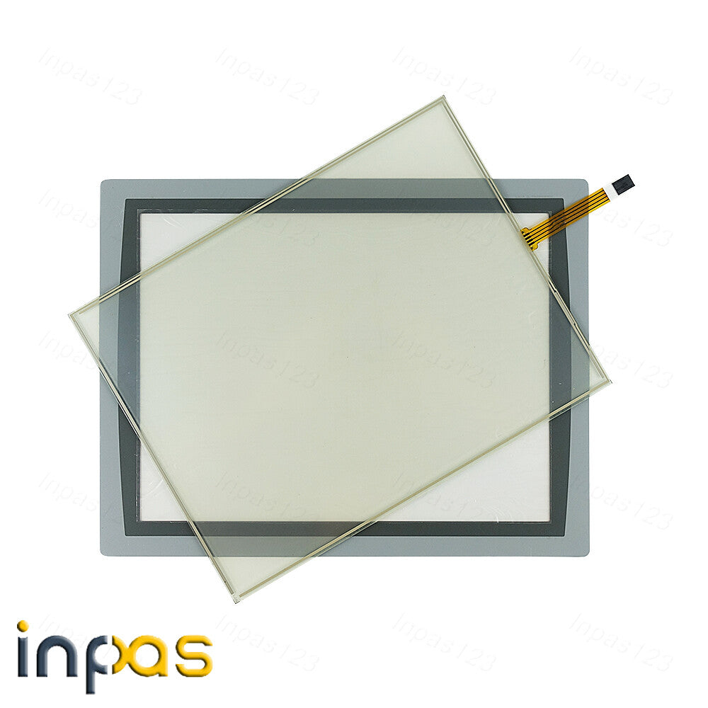 new One pcs for 2711P-T15C21D8S 4-wire Touch screen glass + Protective Front overlay