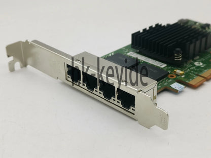 Intel I350-T4 PCI-Express PCI-E Four RJ45 Gigabit Ports Server Adapter NIC~