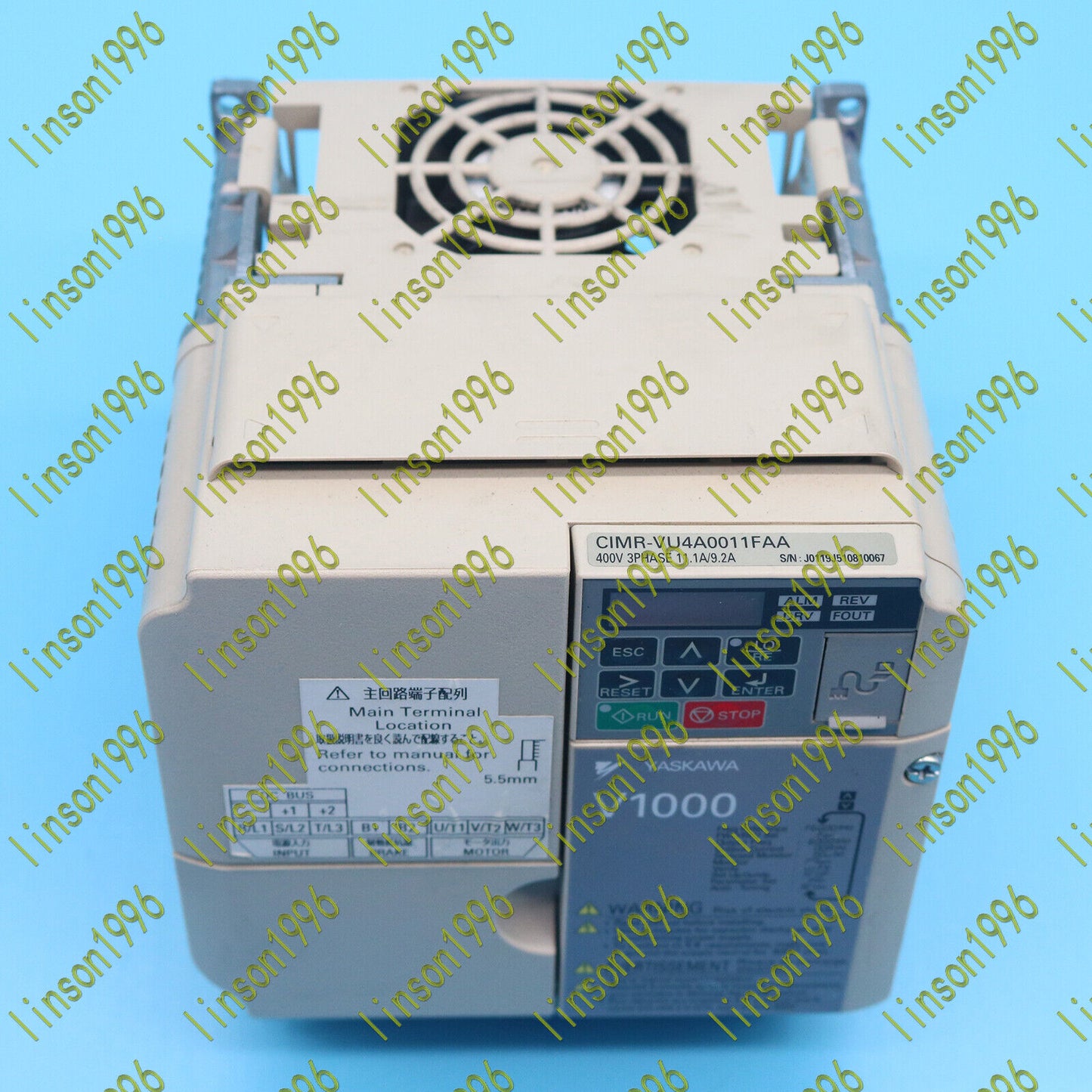Yaskawa CIMR-VU4A0011FAA V1000 7.5HP 380-480V 11A Tested - YASKAWA