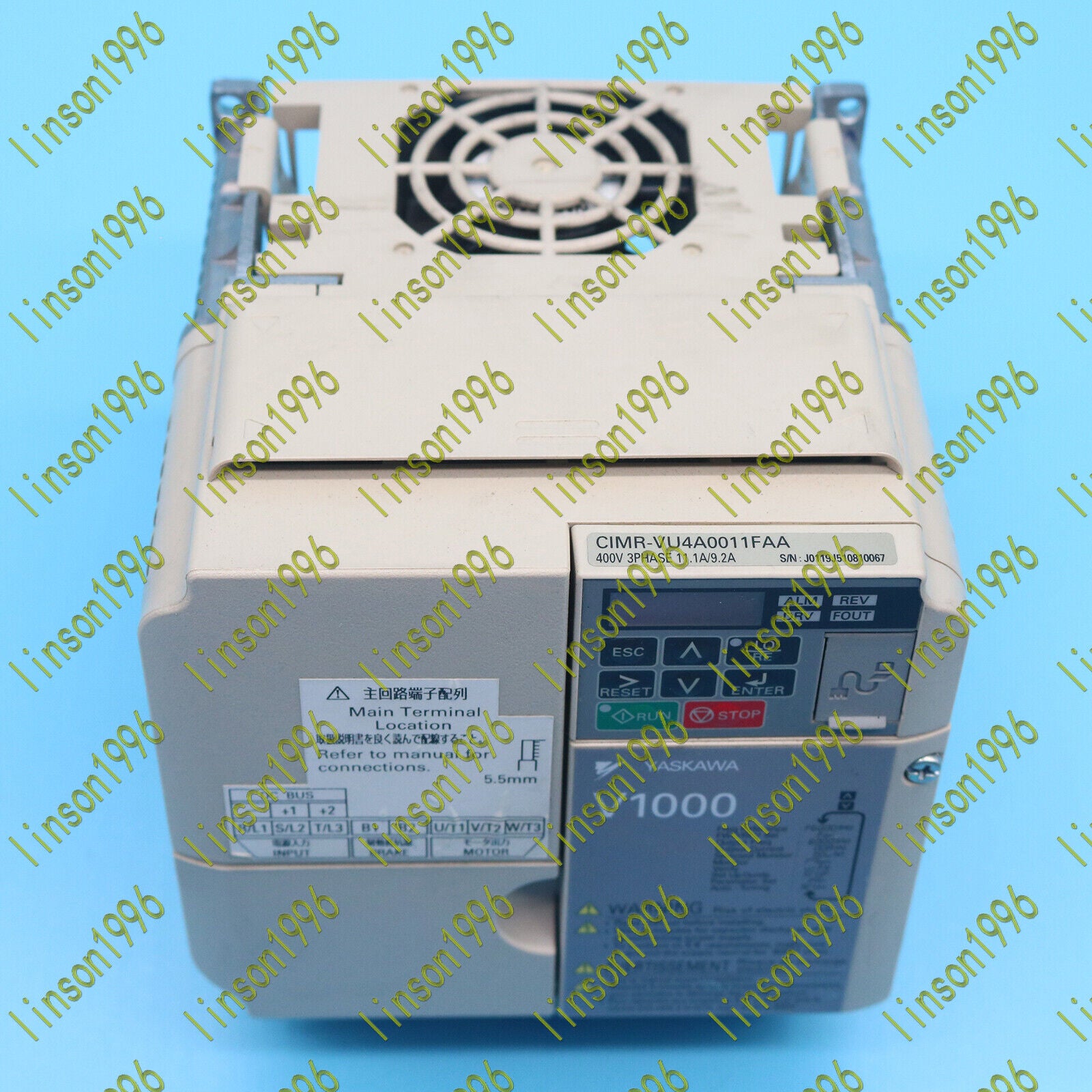 Yaskawa CIMR-VU4A0011FAA V1000 7.5HP 380-480V 11A Tested - YASKAWA