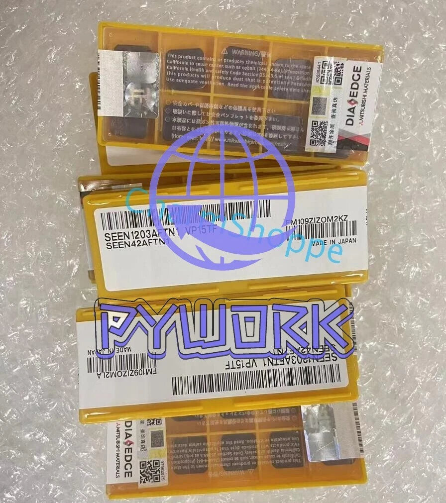 10PCS CNC Carbide Inserts In Box Mitsubishi SEEN1203AFTN1 VP15TF