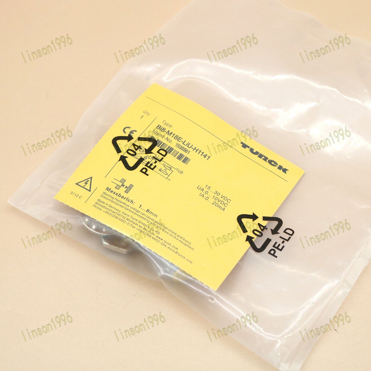 new TURCK BI8-M18E-LIU-H1141 Proximity Switch Sensor SHIP - TURCK