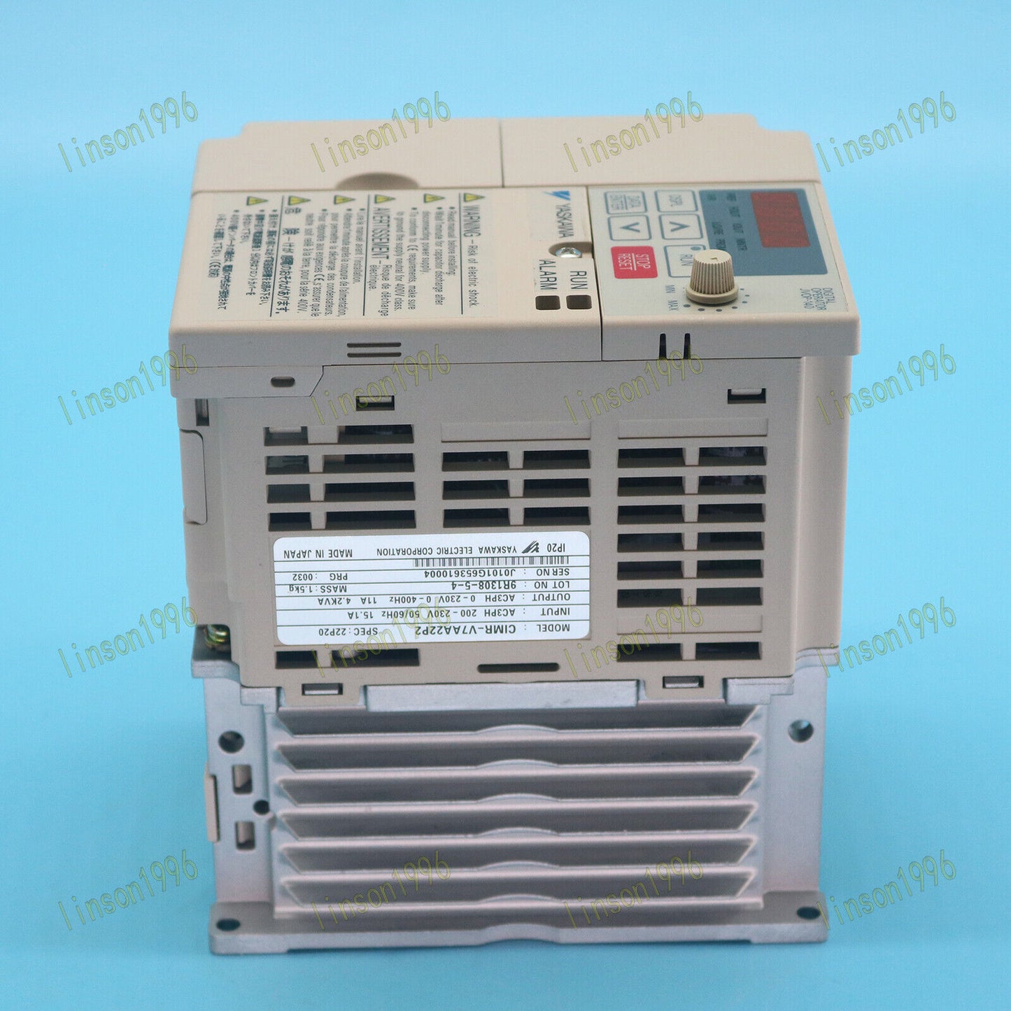 Yaskawa Inverter Model CIMR-V7AA22P2 - YASKAWA
