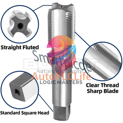1 5/8"-16 UN Thread Tap Right Hand, HSS 1-5/8 x 16 UN Straight Fluted Tap##