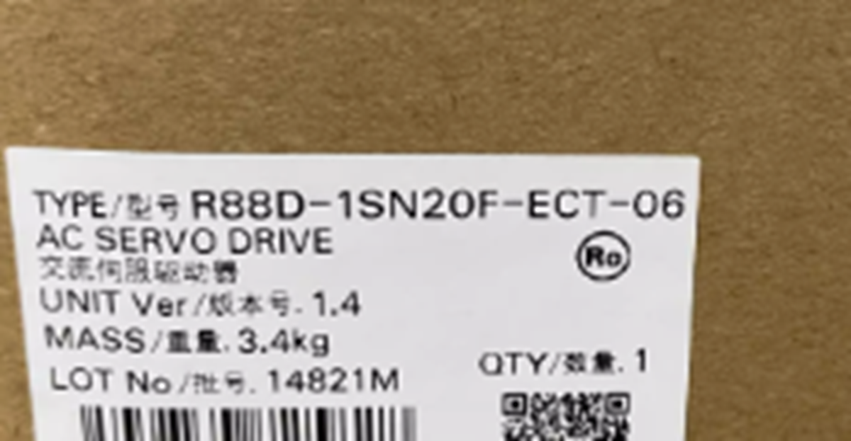 Omron R88D-1SN20F-ECT-06 Servo Driver - OMRON