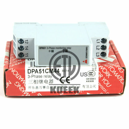 Gavazzi- DPA51CM44 1PCS 3-Ph Carlo Phase Monitoring Relay with SPDT Contacts