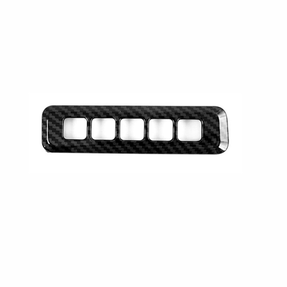 For Ford F150 15-21 Molded Carbon Fiber Keyless Entry Keypad Cover Trim Bezel