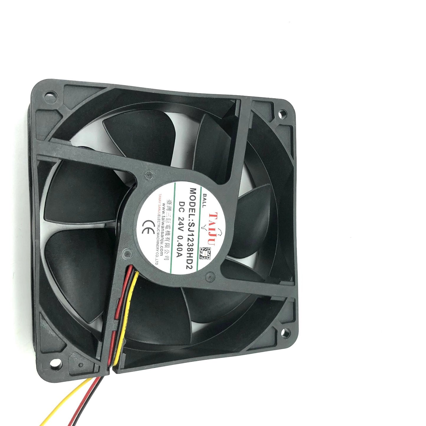 TAIJU SJ1238HD2 DC24V 0.4A 3-Wire Inverter Cooling Fan