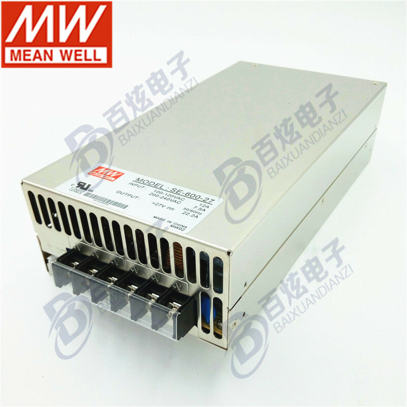new 1 pcs MEAN WELL  SE-600-27 600W  27V 22.2A power supply