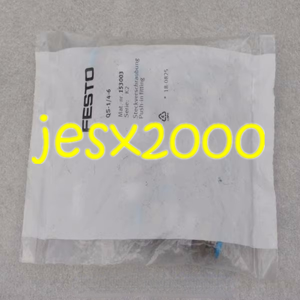 new 10PCS FESTO QS-1/4-6 153003 optimized - FESTO