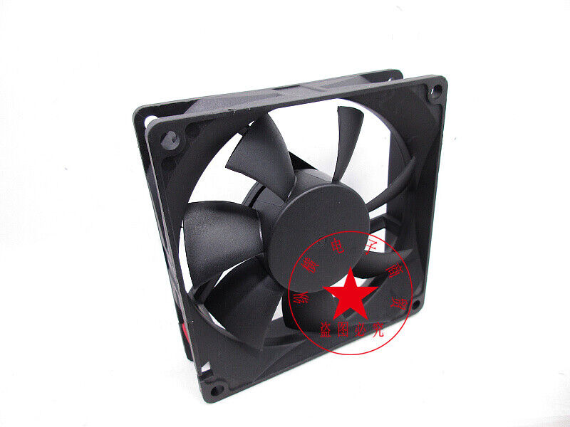 Used T&T 9225M12B ND1 12V 0.28A 9025 9CM 2-wire cooling fan - T&T