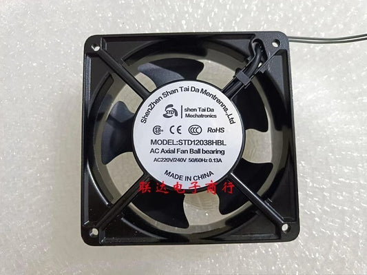ShenTaiDa STD12038HBL AC220V/240V 0.13A 12CM Axial Cooling Fan