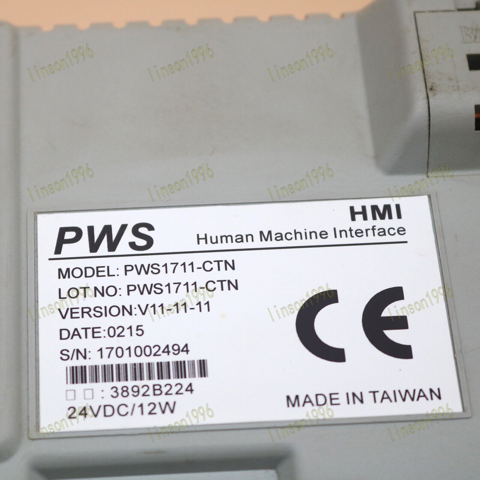 used Normal  HITECH HMI PWS1711-CTN good in condition for industry use HITECH