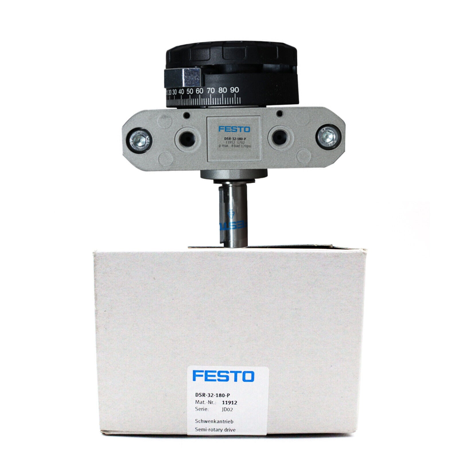 new  Festo 11912 DSR-32-180-P Semi Rotating Cylinder