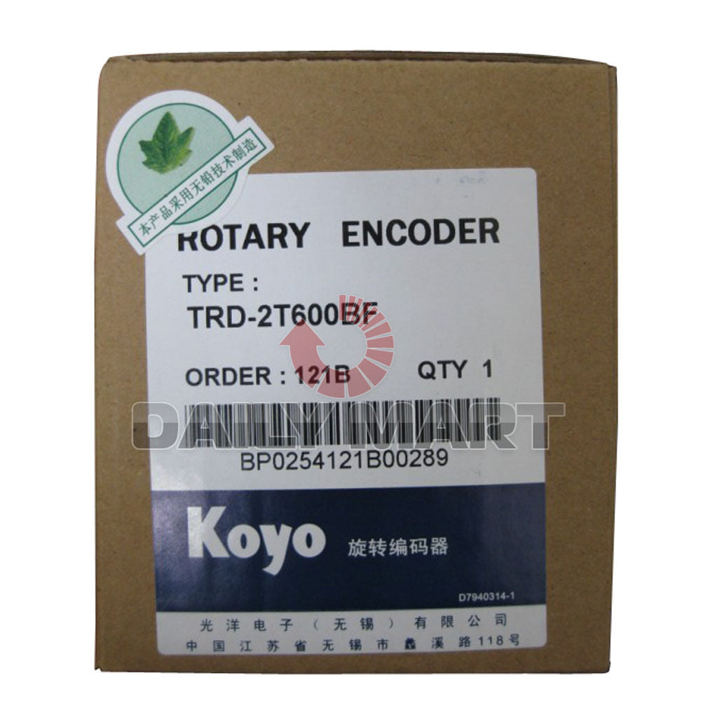 new KOYO TRD-2T600BF INCREMENTAL SHAFT ROTARY ENCODER FOR INDUSTRY USE KOYO