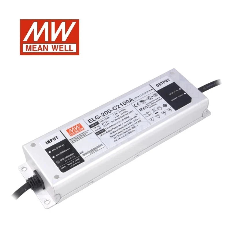 Meanwell ELG-200-C2100A Constant Current LED Switching Power Supply