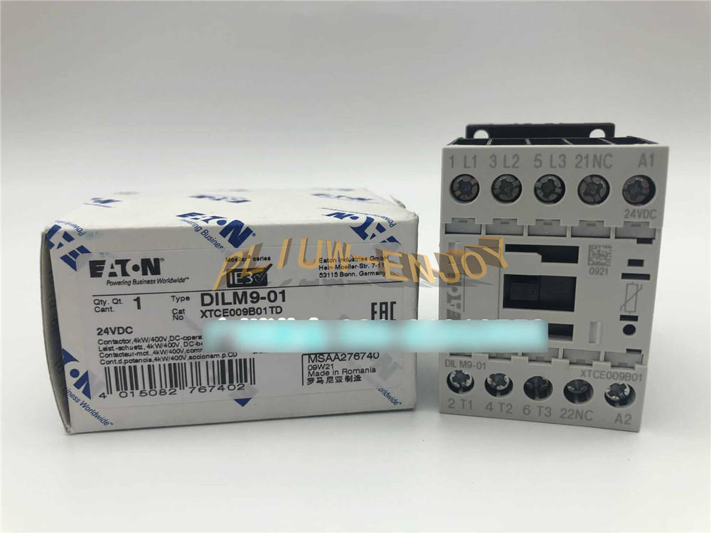 new 1PCS  Eaton Contactor DILM9-01(24VDC) DILM9-01-24VDC DILM90124VDC