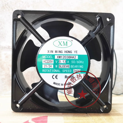 XM XM12038HA2 AC220V 0.13A 21-24W 12CM Cooling Fan
