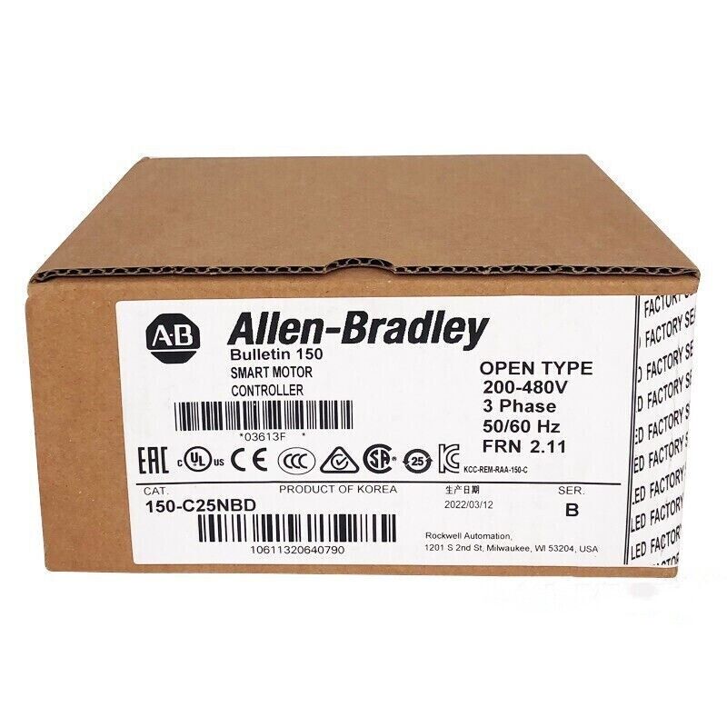 Allen Bradley 150C25NBD Smart Motor Controller Factory Sealed SMC-3 - ALLEN BRADLEY