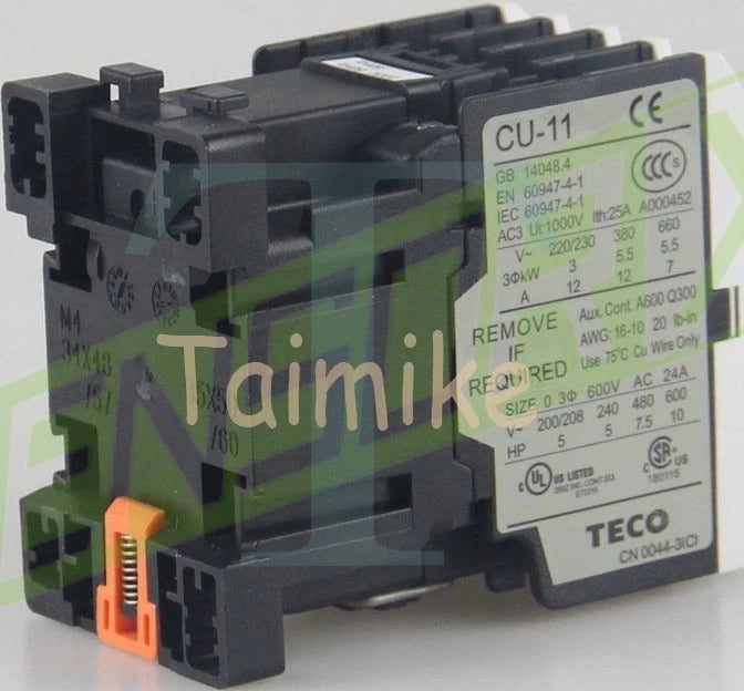 1PCS CU-11 CU 11 3A1a 220VAC TECO AC Contactor Fast delivery~