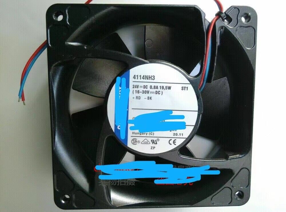 new 1PC 4114NH3 High power fan 120*120*38MM 24V 19.5W