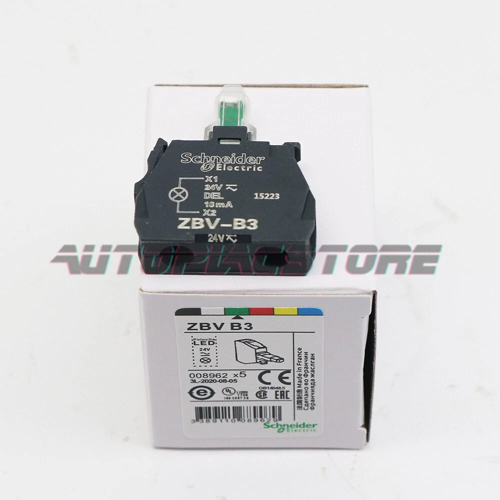 1PCS Schneider ZBV-B3 ZBVB3 24VAC/DC Push button Free shipping~US