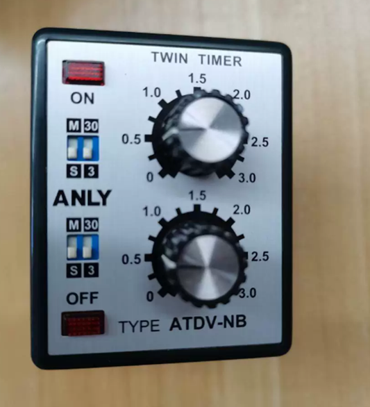 ANLY Industrial Twin Dual Timer 3S-30M AC110/220V - ANLY