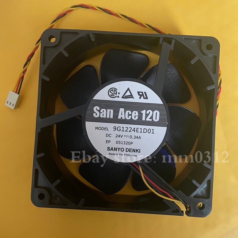 1pcs SANYO San Ace 9G1224E1D01 24V 0.34A cooling fan