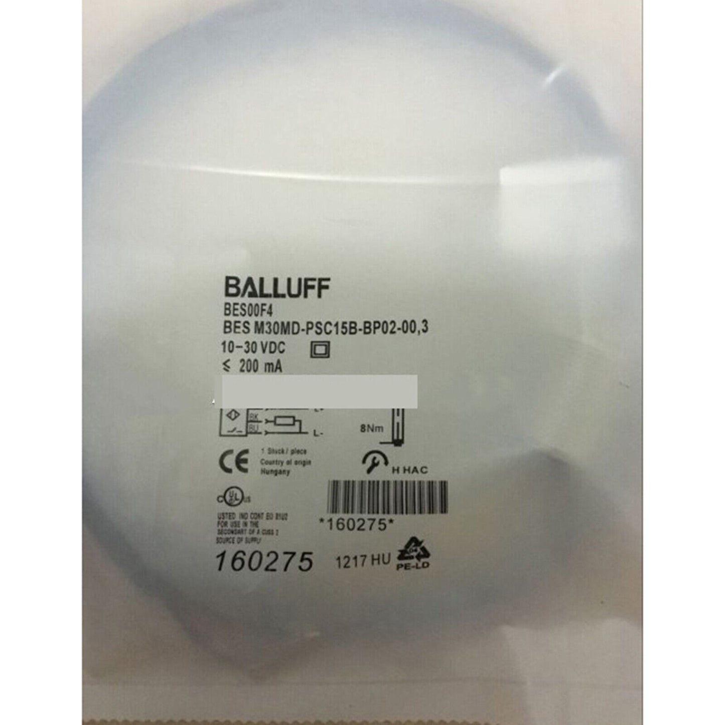 BALLUFF Proximity Sensor BES M30MD PSC15B BP02-003 Fast Ship - BALLUFF