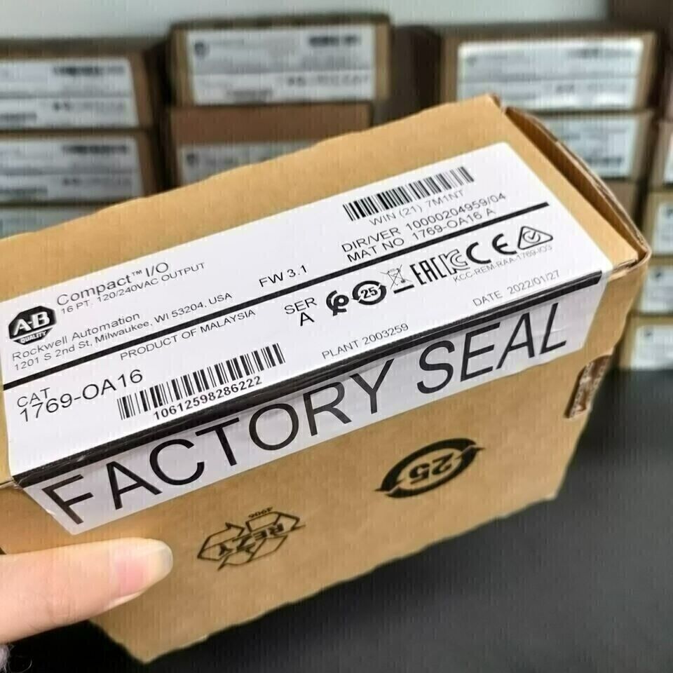 New CompactLogix AB 1769-OA16 SER 16 Pt 240VAC Module - Factory Sealed, Reliable Performance - COMPACTLOGIX