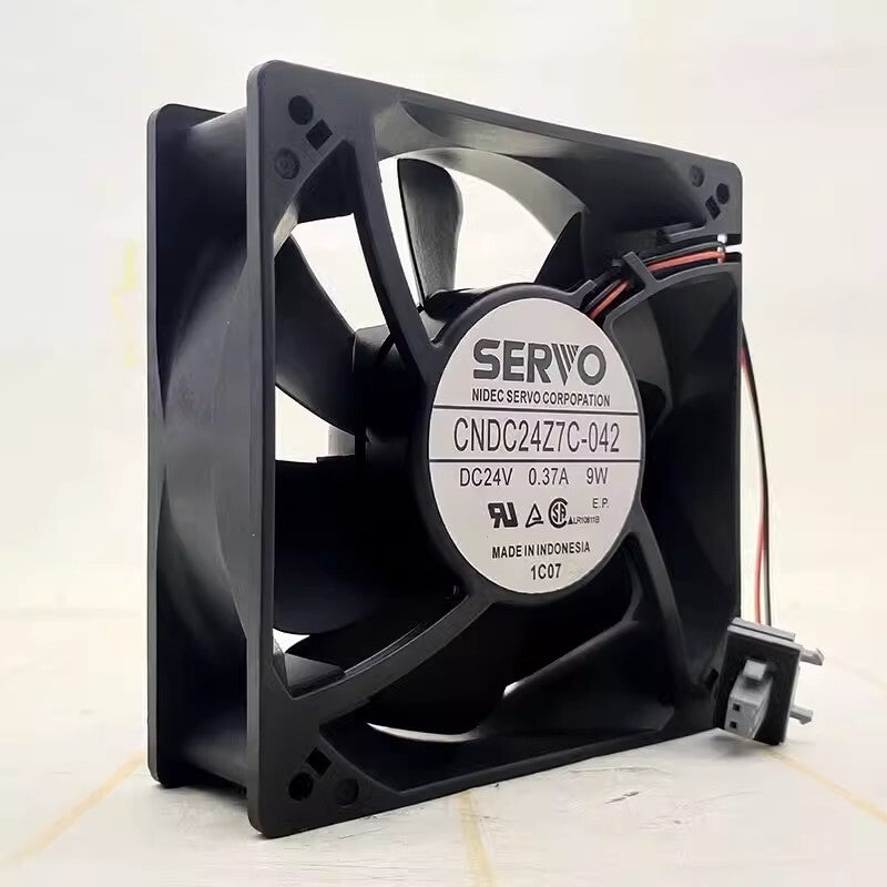 SERVO CNDC24Z7C-042 DC24V 0.37A 9W 2-Pin Inverter Cooling Fan