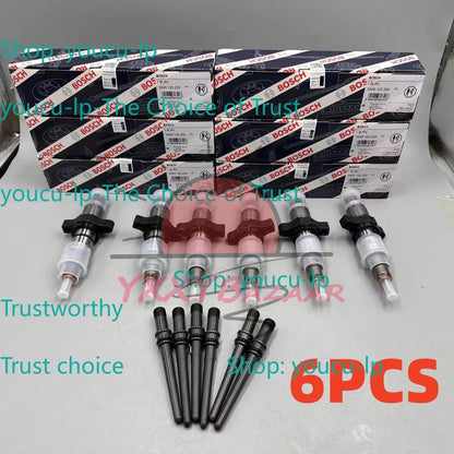 6X Fuel Injector 0445120255 Fits For 2003-2004 Dodge Ram2500 3500 Cummins 5.9L