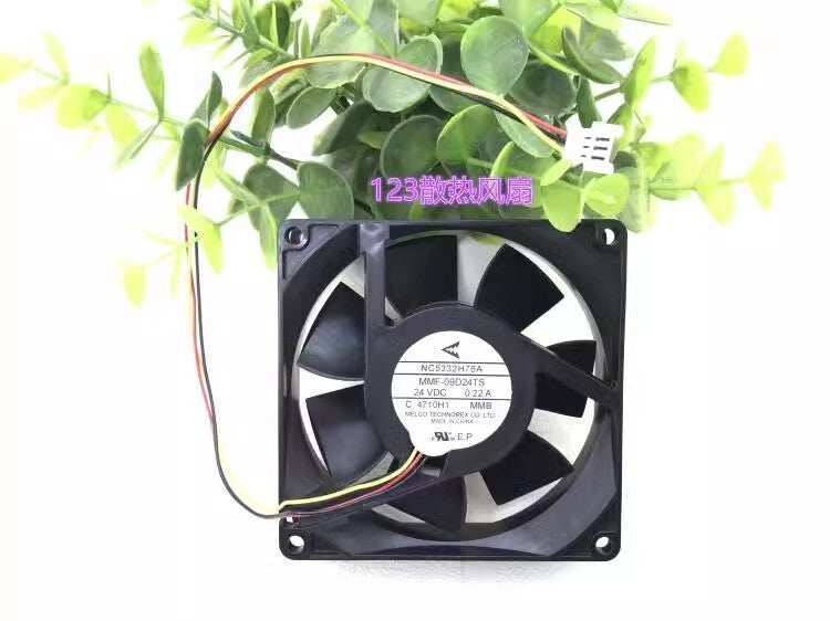 Mitsubishi NC5332H76A MMF-09D24TS DC24V 0.22A 3-Pin Silent Cooling Fan