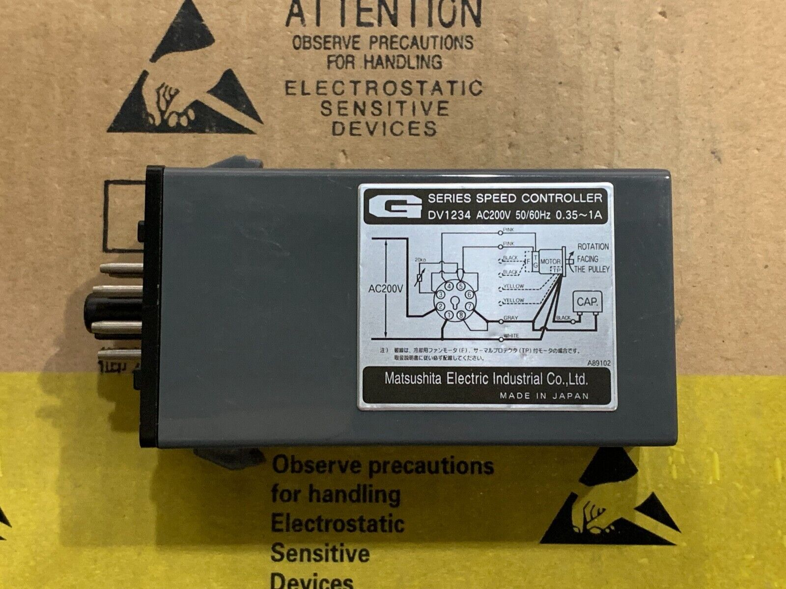PANASONIC DV1234 Quality Assurance Model - PANASONIC