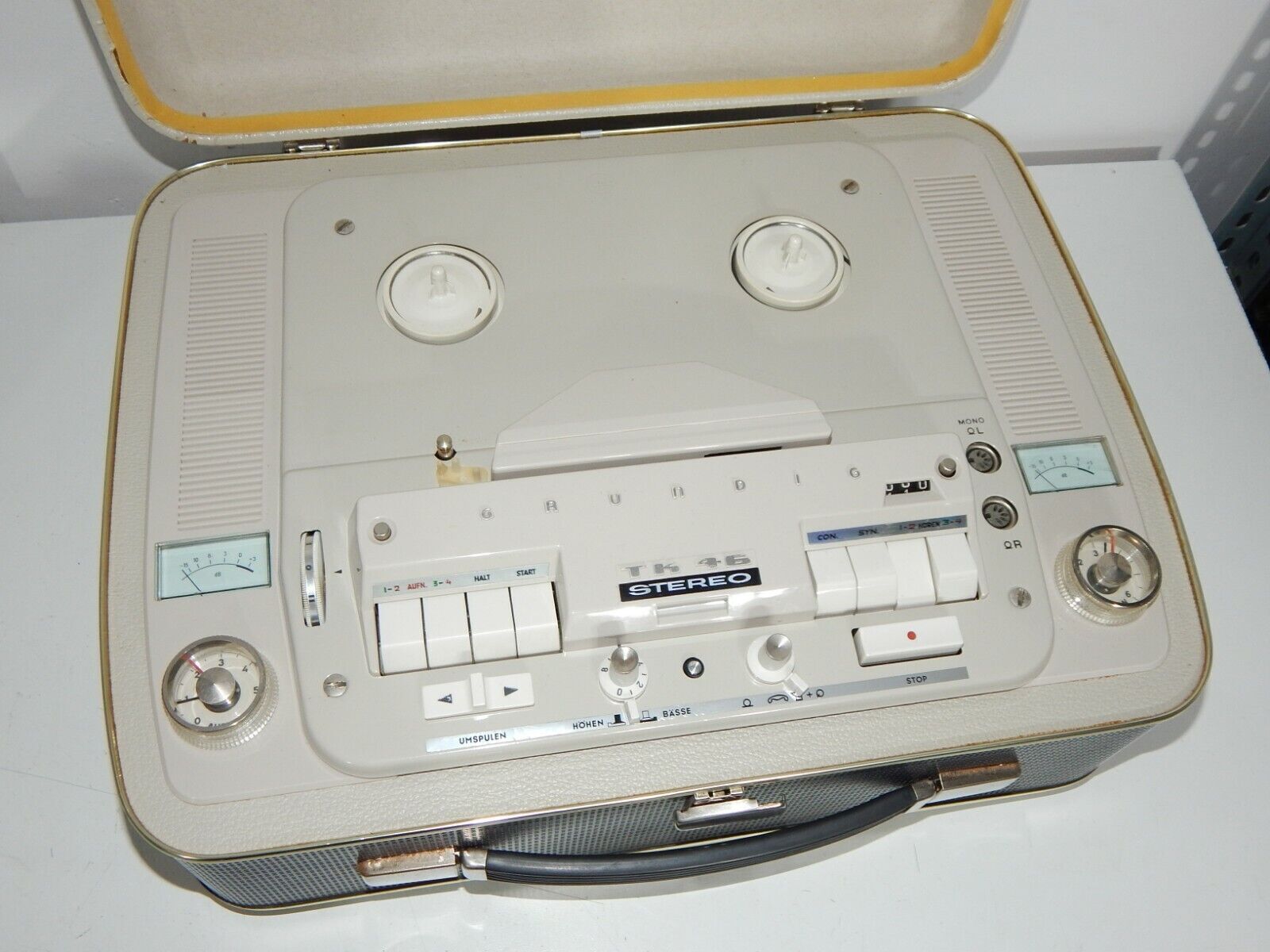 Used GRUNDIG Stereo Luggage Tape Recorders TK46 - GRUNDIG