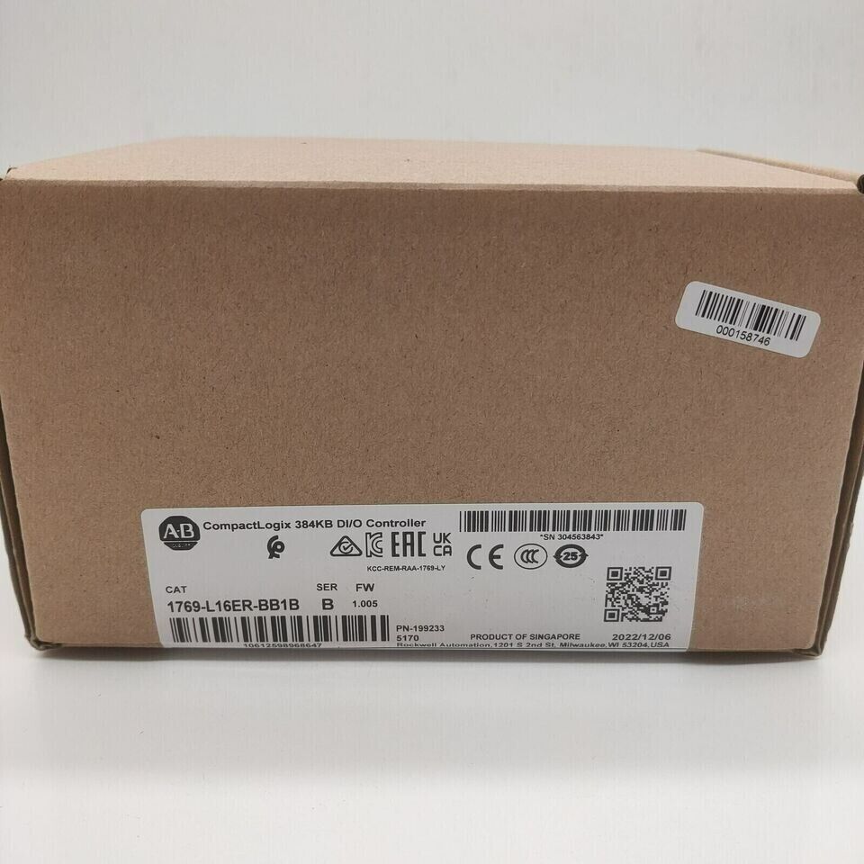 New Factory Sealed AB 1769-L16ER-BB1B CompactLogix 384KB Controller - COMPACTLOGIX