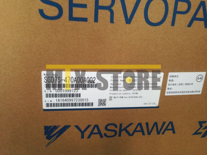 new 1pcs ones Yaskawa servo driver SGD7S-470A00A002 - YASKAWA