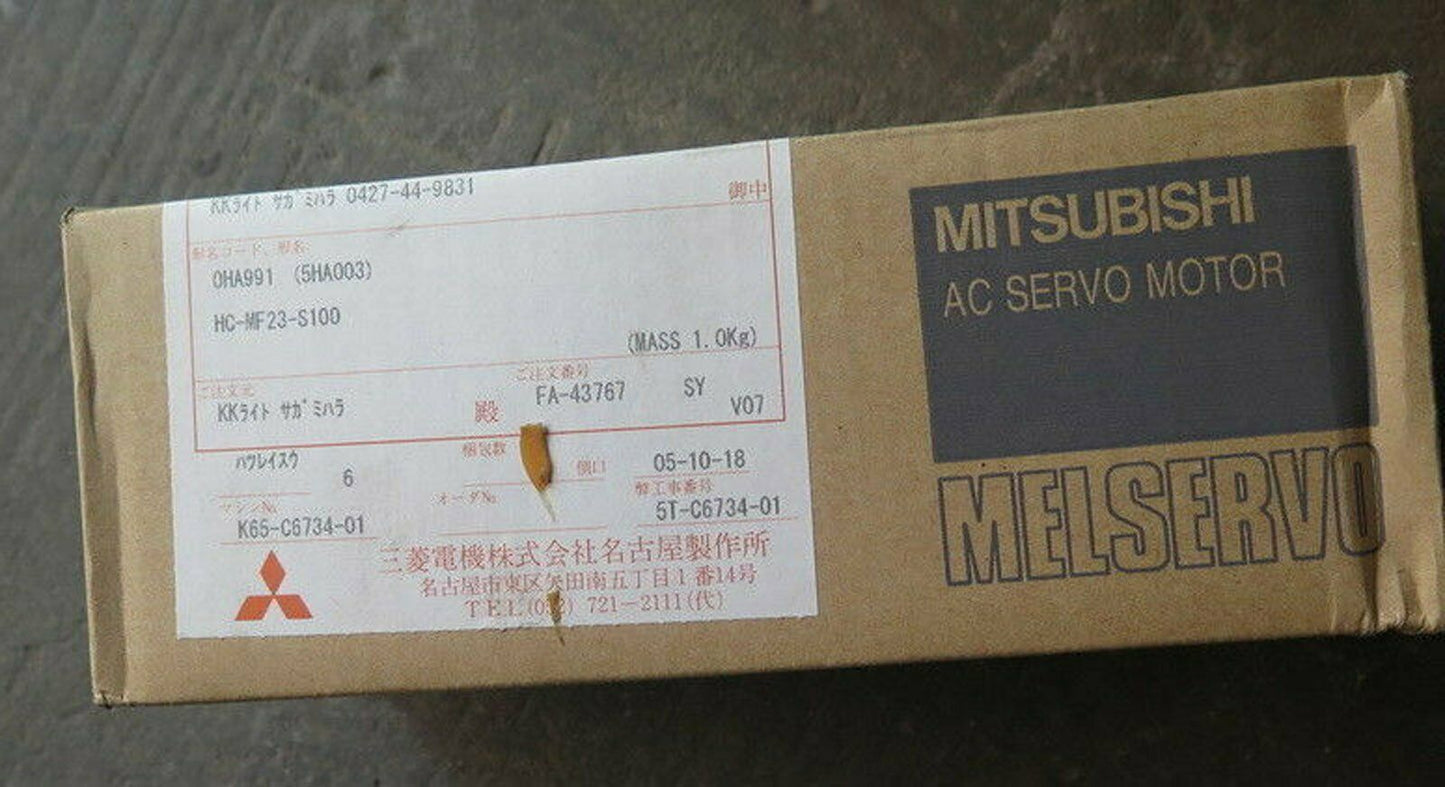 Mitsubishi AC SERVO MOTOR HC-MF23-S100 1-Year Warranty - MITSUBISHI
