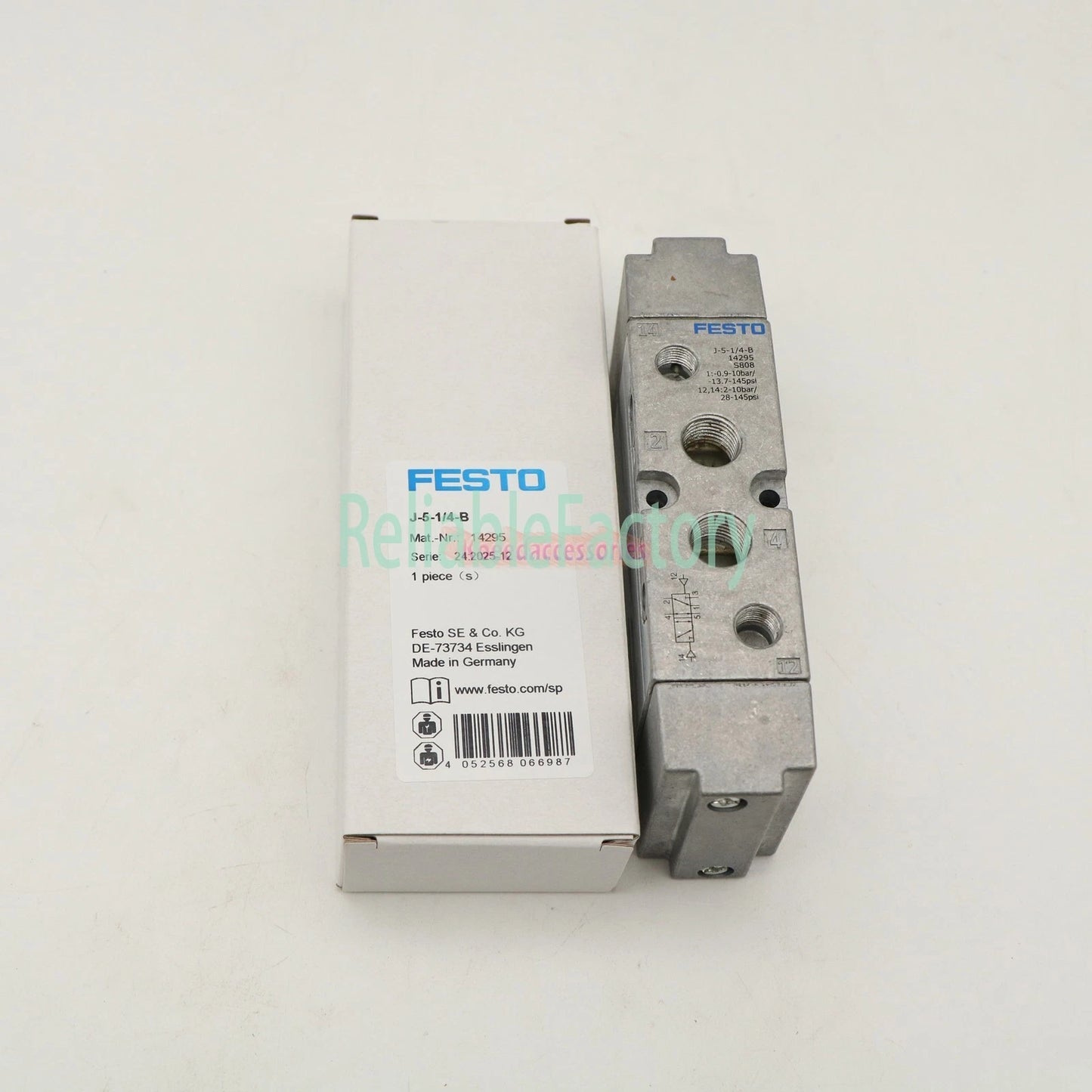 1PC FESTO J-5-1/4-B 14295 Solenoid Valve