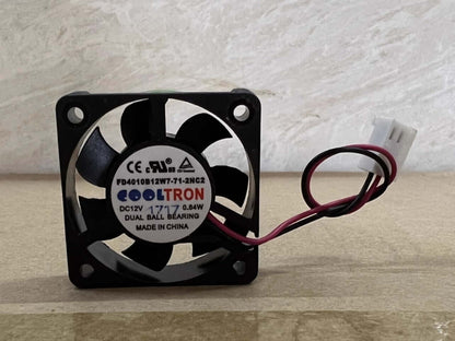 1PCS FD4010B12W7-71-2NC2 4010 DC12V 0.84W 4CM 2-Pin Silent Cooling Fan
