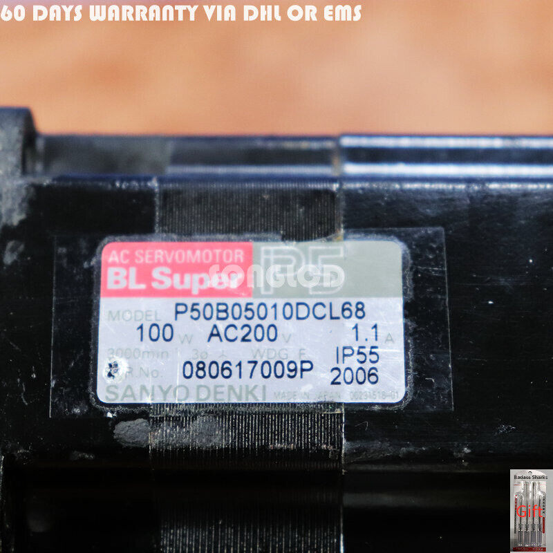Sanyo Denki P50B05010DCL68 Servo Motor - High Precision and Versatile - SANYO DENKI