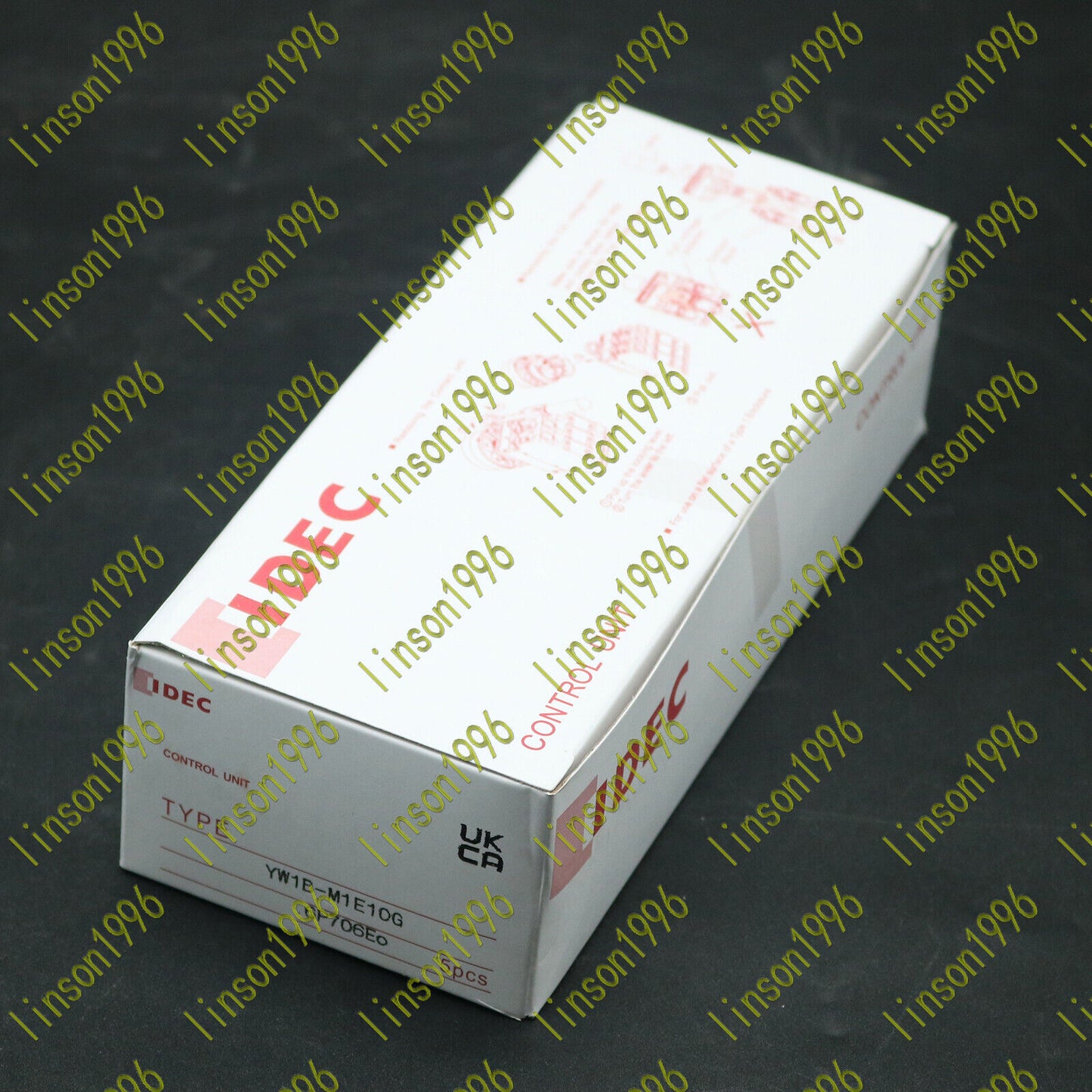 IDEK 5-Piece Push-Button Switch Green Spot Stocks - IDEK