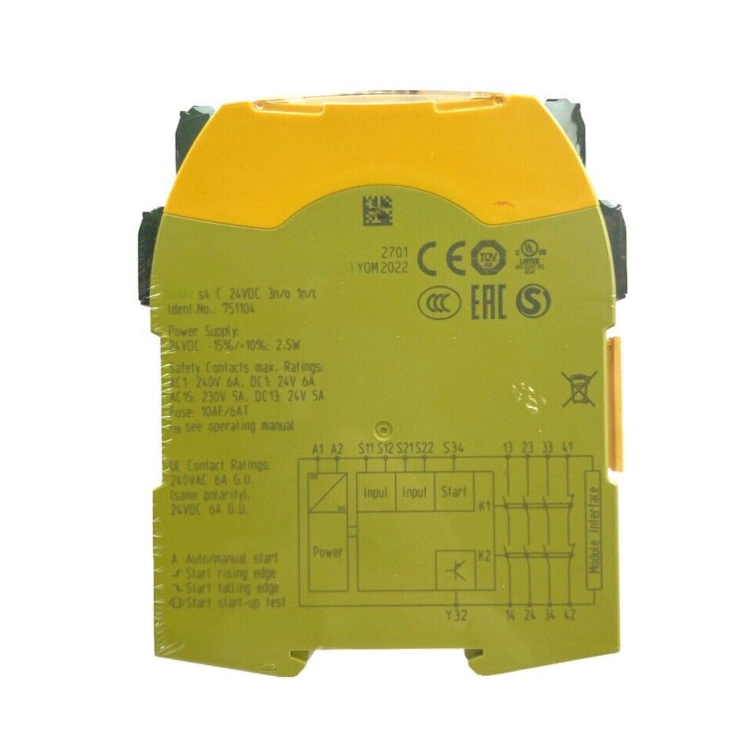 new PILZ PNOZ S4 Safety Relay 751104 - PILZ
