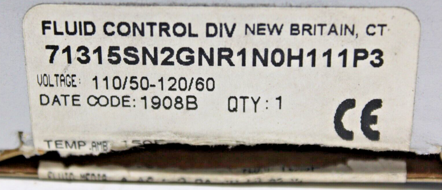 new Parker 71315SN2GNR1N0H111P3 Solenoid Valve