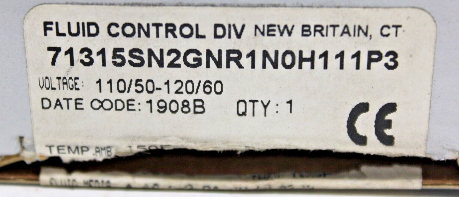 new Parker 71315SN2GNR1N0H111P3 Solenoid Valve - PARKER