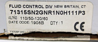new Parker 71315SN2GNR1N0H111P3 Solenoid Valve - PARKER