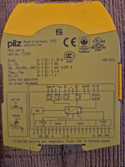 1PC Sealed PILZ 772001 Safety Relays - PILZ
